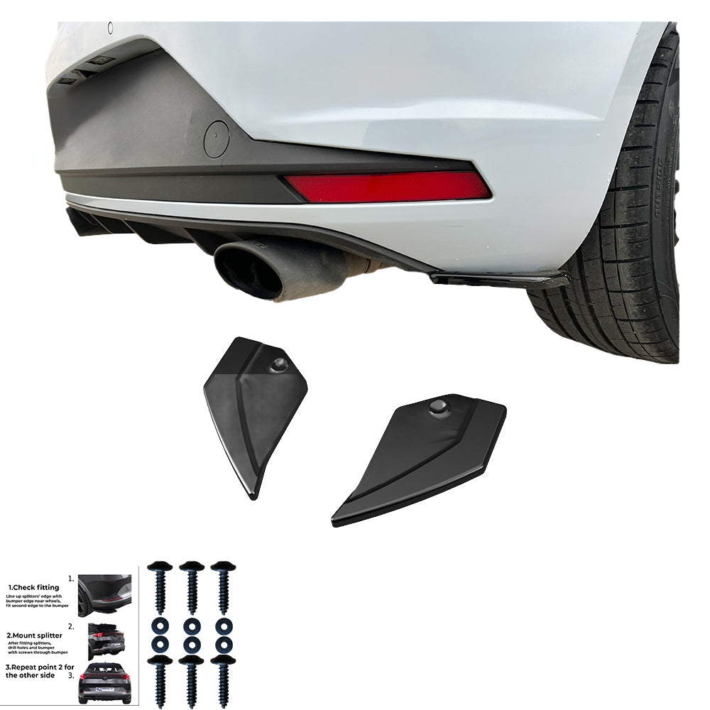 Rear Side Splitters SEAT Leon