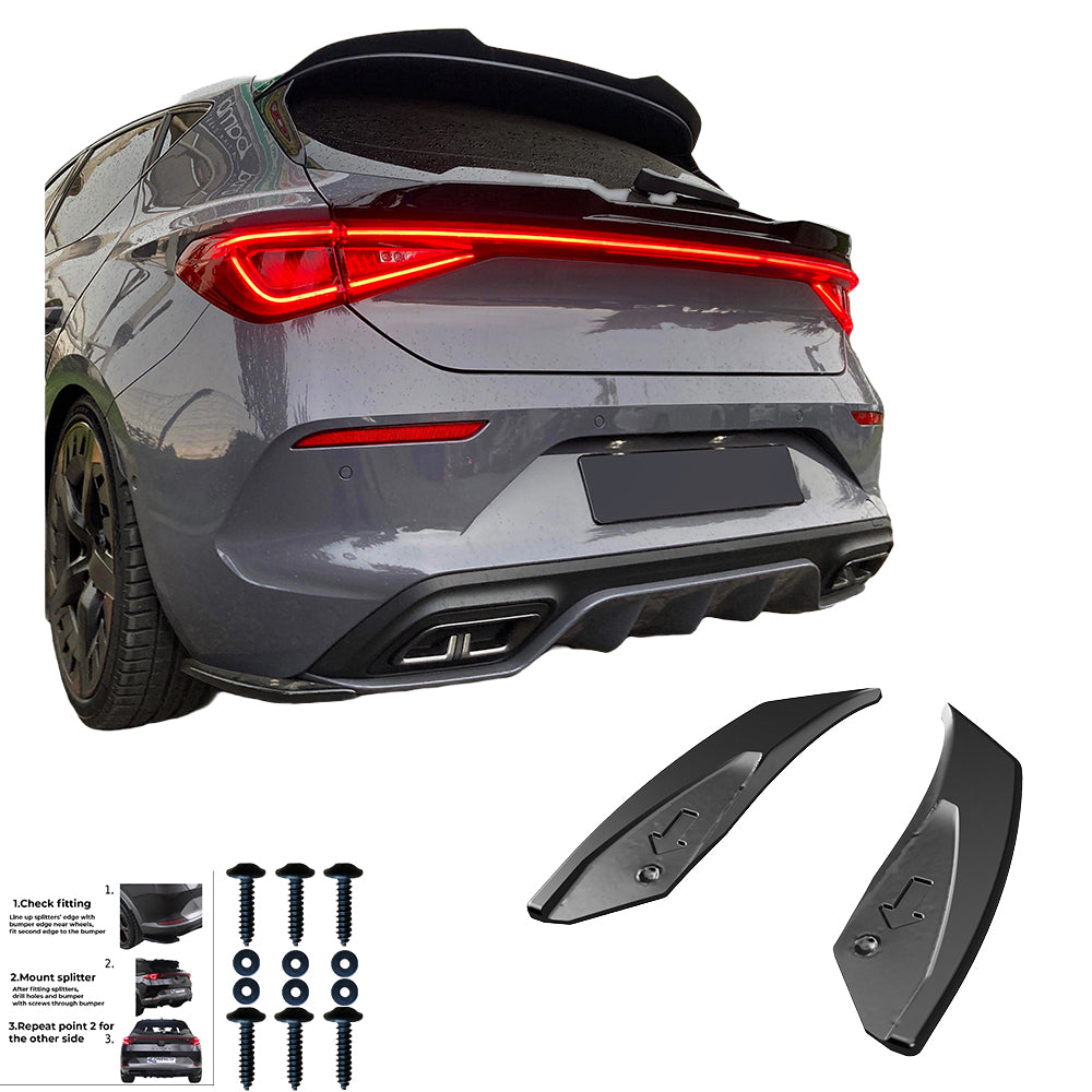 Rear Side Splitters CUPRA Leon