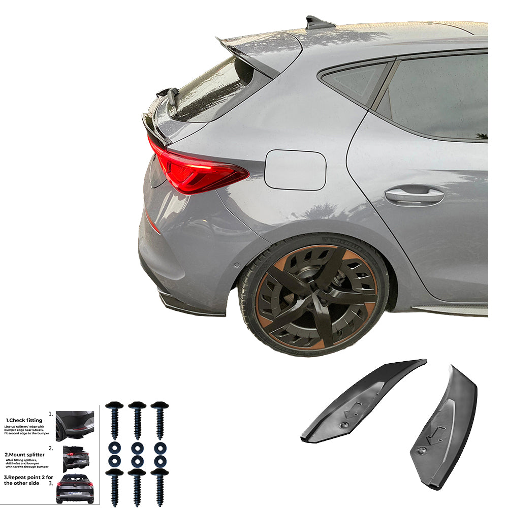 Rear Side Splitters CUPRA Leon