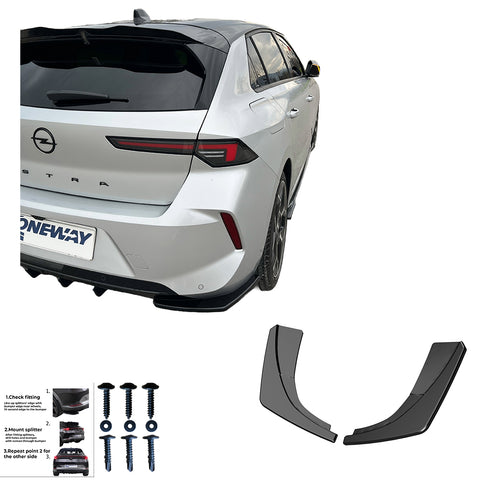 Rear Side Splitters OPEL Astra L 2020+