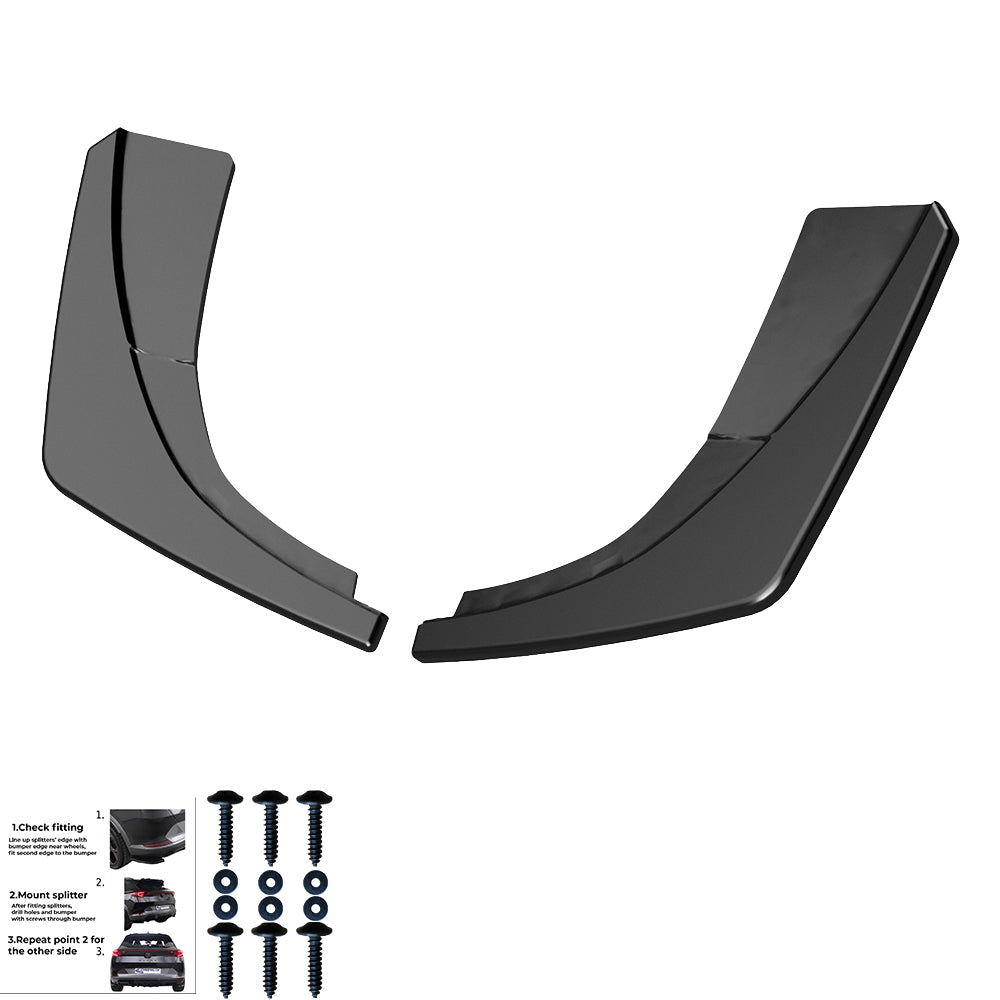 Rear Side Splitters OPEL Astra