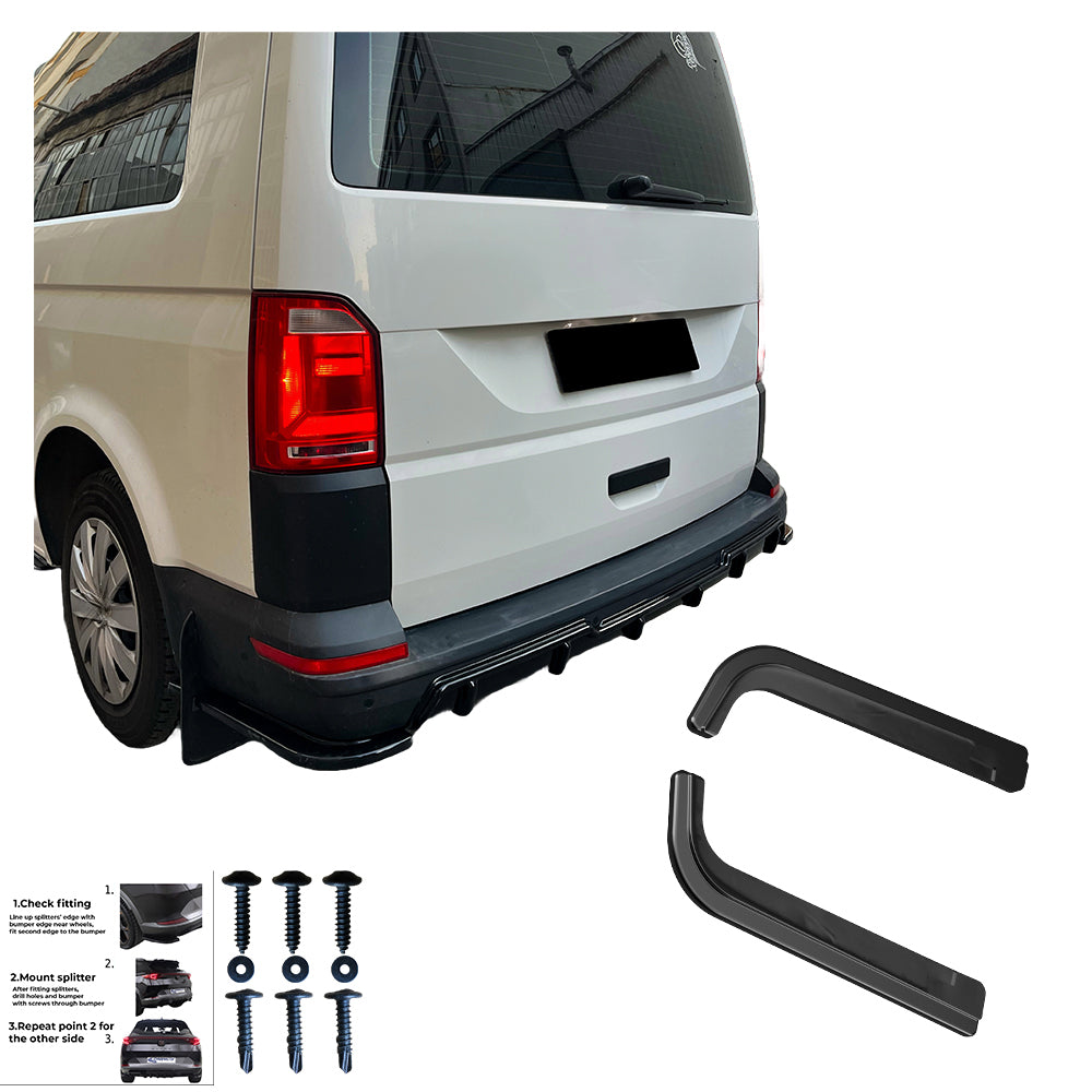 Rear Side Splitters VW VOLKSWAGEN Transporter