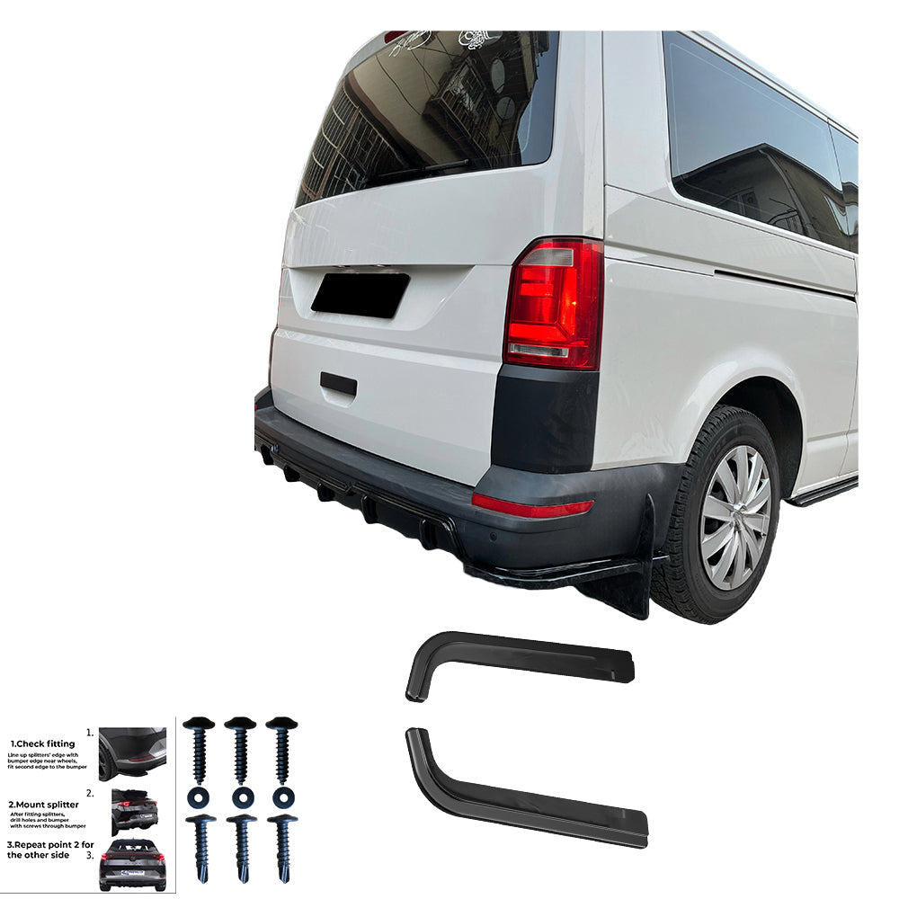 Rear Side Splitters VW VOLKSWAGEN Transporter
