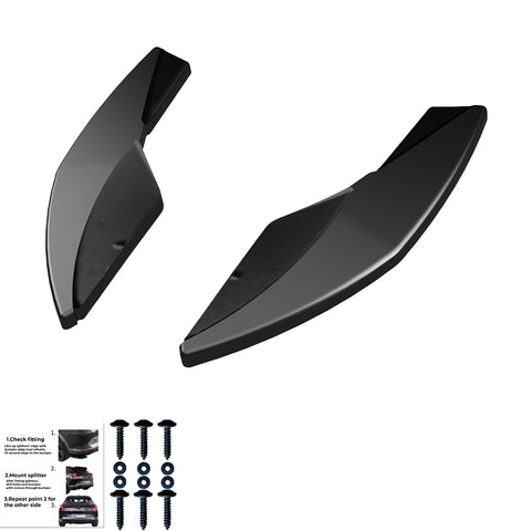 Rear Side Splitters VW VOLKSWAGEN Golf