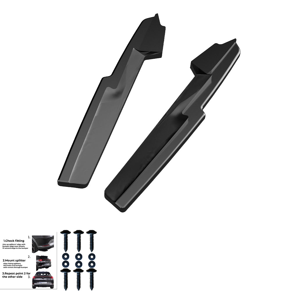 Rear Side Splitters AUDI S6