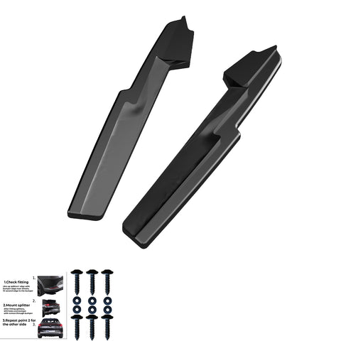 Rear Side Splitters AUDI S6