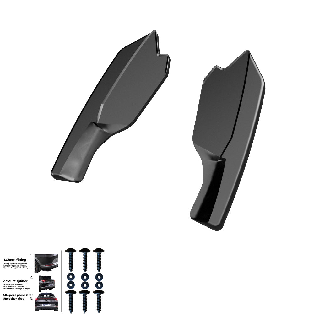 Rear Side Splitters VW VOLKSWAGEN Golf