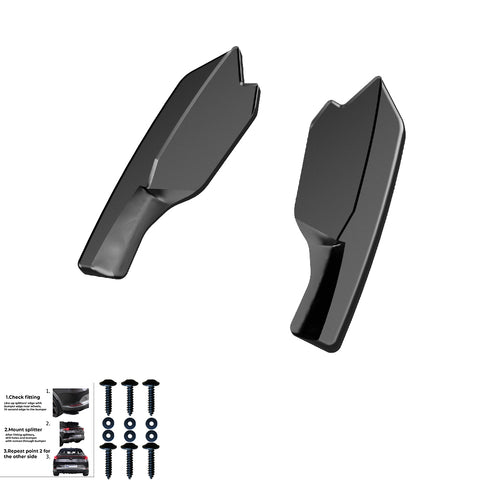 Rear Side Splitters VW VOLKSWAGEN Golf