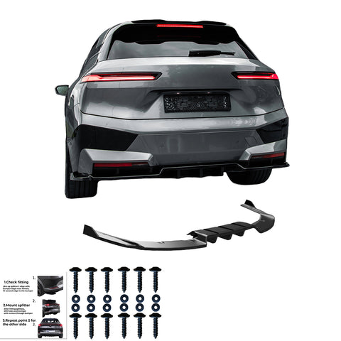 Rear Center Splitters BMW iX
