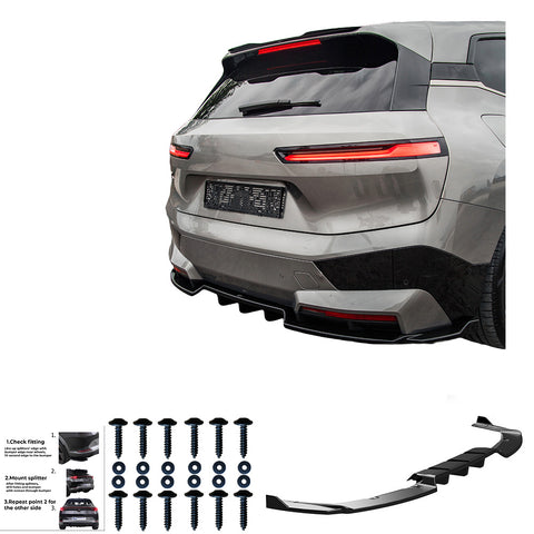 Rear Center Splitters BMW iX