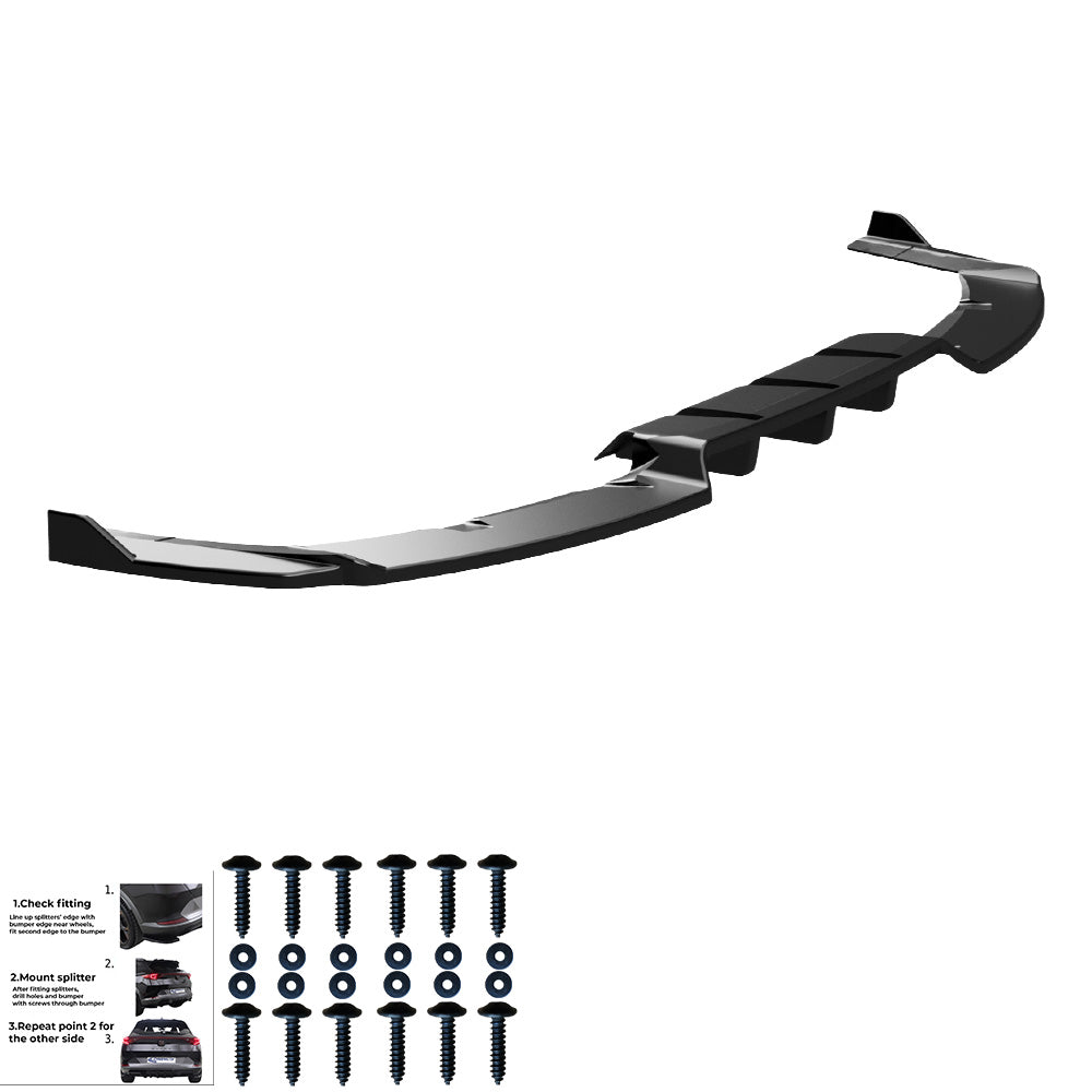 Rear Center Splitters BMW iX