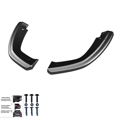 Rear Side Splitters AUDI SQ5 / Q5 S-Line Mk2 2017-2020 - ONEWAY Automotive GmbH