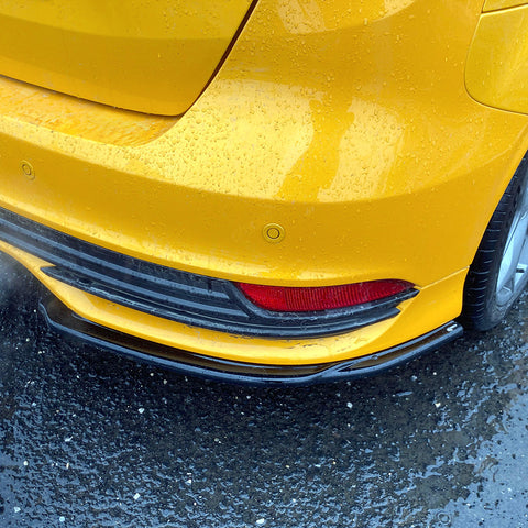 Rear Side Splitters compatible with FORD Focus ST Mk3 Facelift 2015-2018