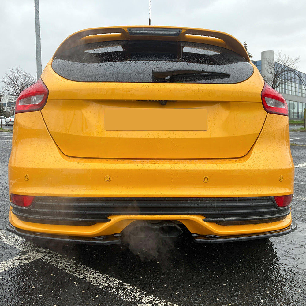 Rear Side Splitters compatible with FORD Focus ST Mk3 Facelift 2015-2018