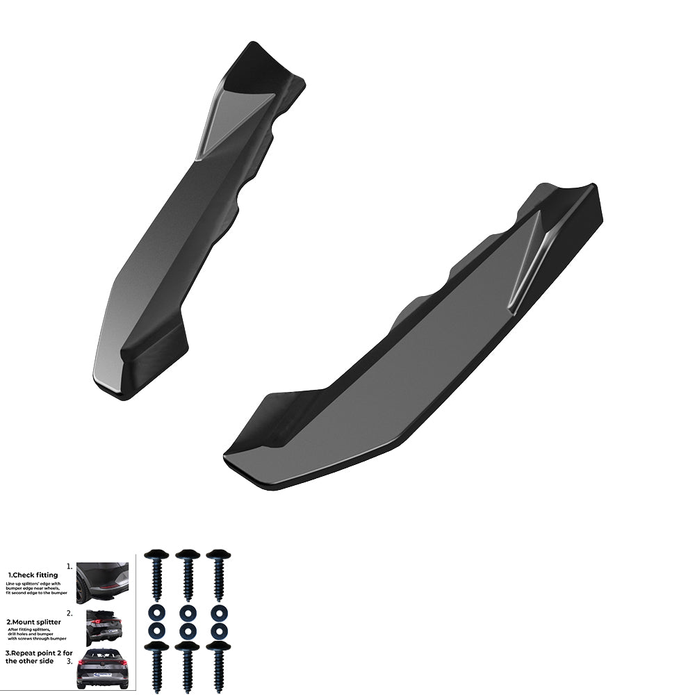 Rear Side Splitters BMW X1