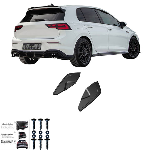 Rear Side Splitters VW VOLKSWAGEN Golf