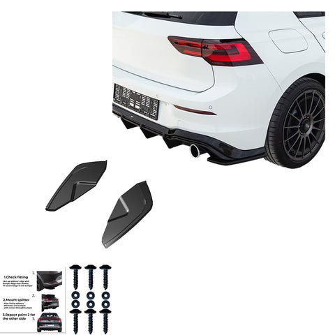 Rear Side Splitters VW VOLKSWAGEN Golf