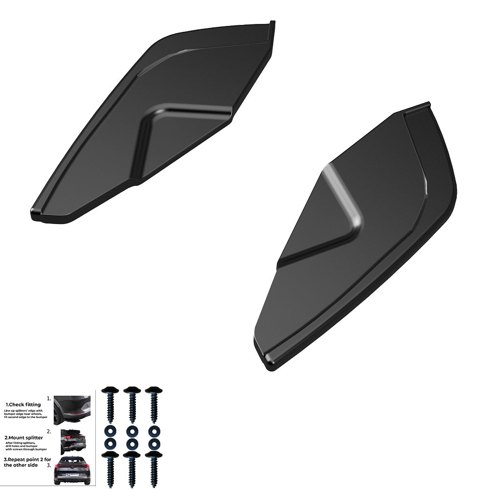 Rear Side Splitters VW VOLKSWAGEN Golf