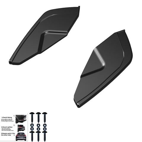 Rear Side Splitters VW VOLKSWAGEN Golf