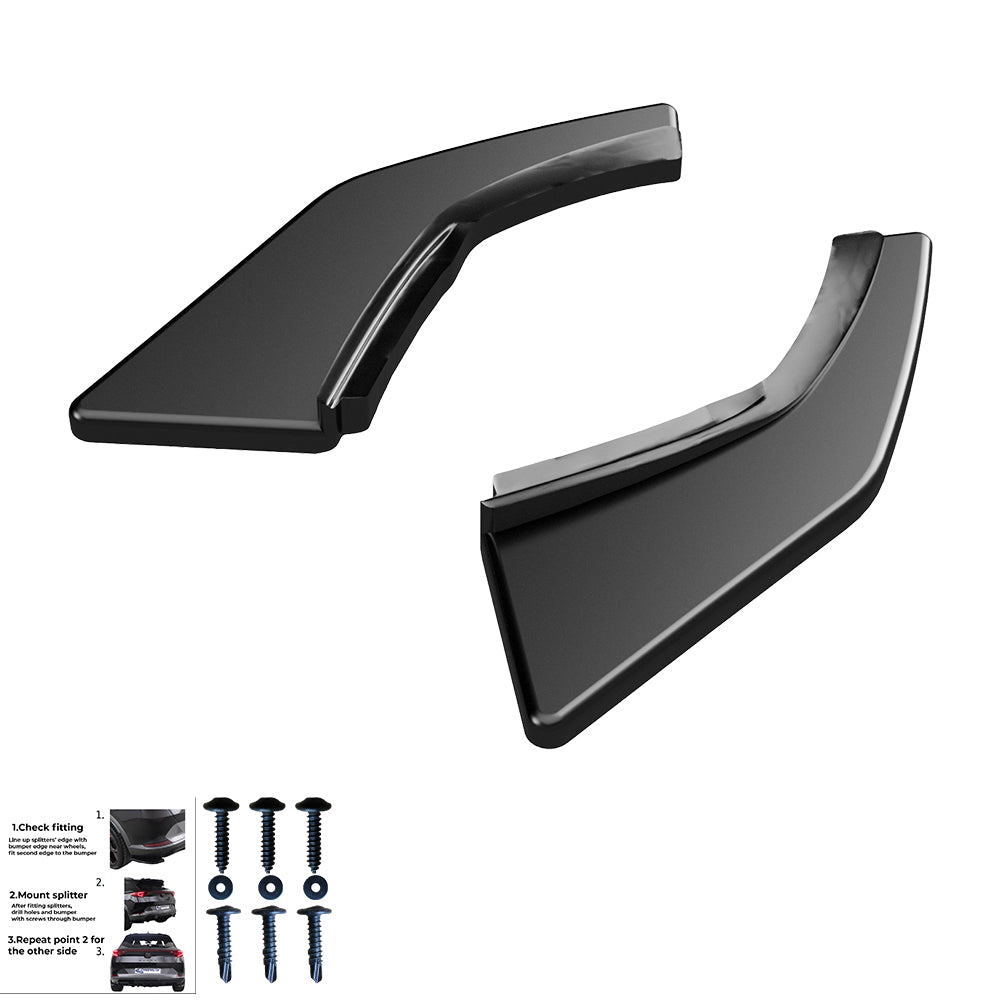 Rear Side Splitters VW Golf Mk7 GTI 2013-2016