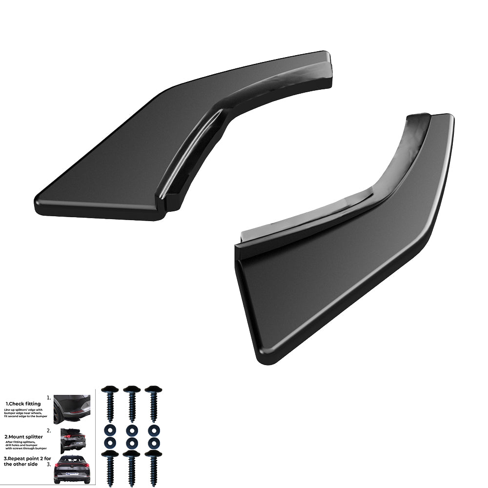 Rear Side Splitters VW VOLKSWAGEN Golf