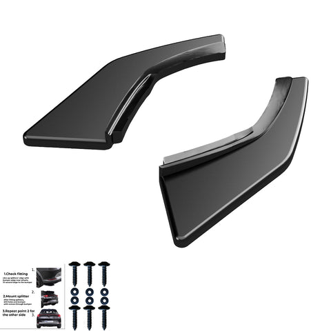 Rear Side Splitters VW VOLKSWAGEN Golf