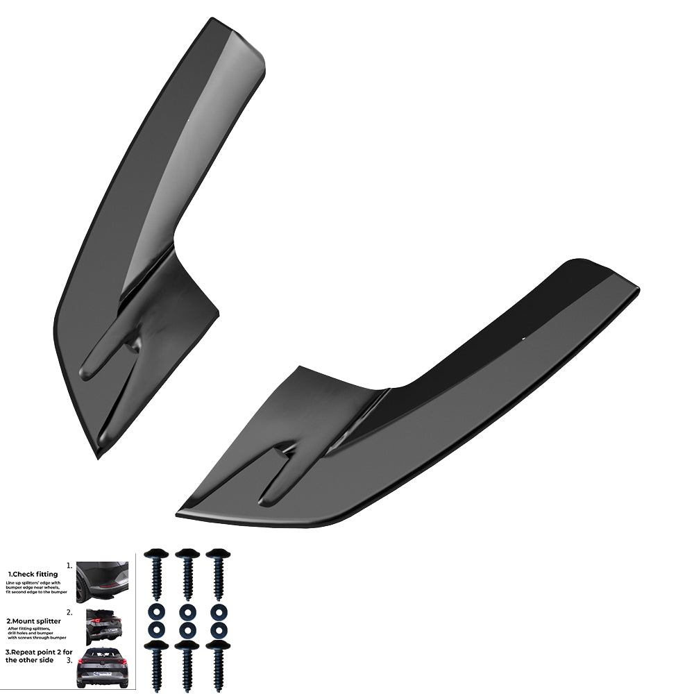 Rear Side Splitters AUDI S3