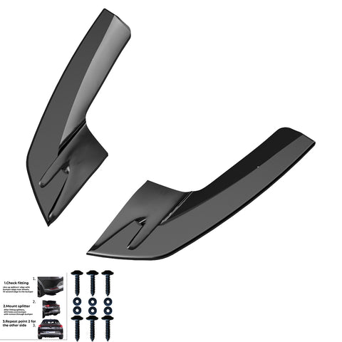 Rear Side Splitters AUDI S3