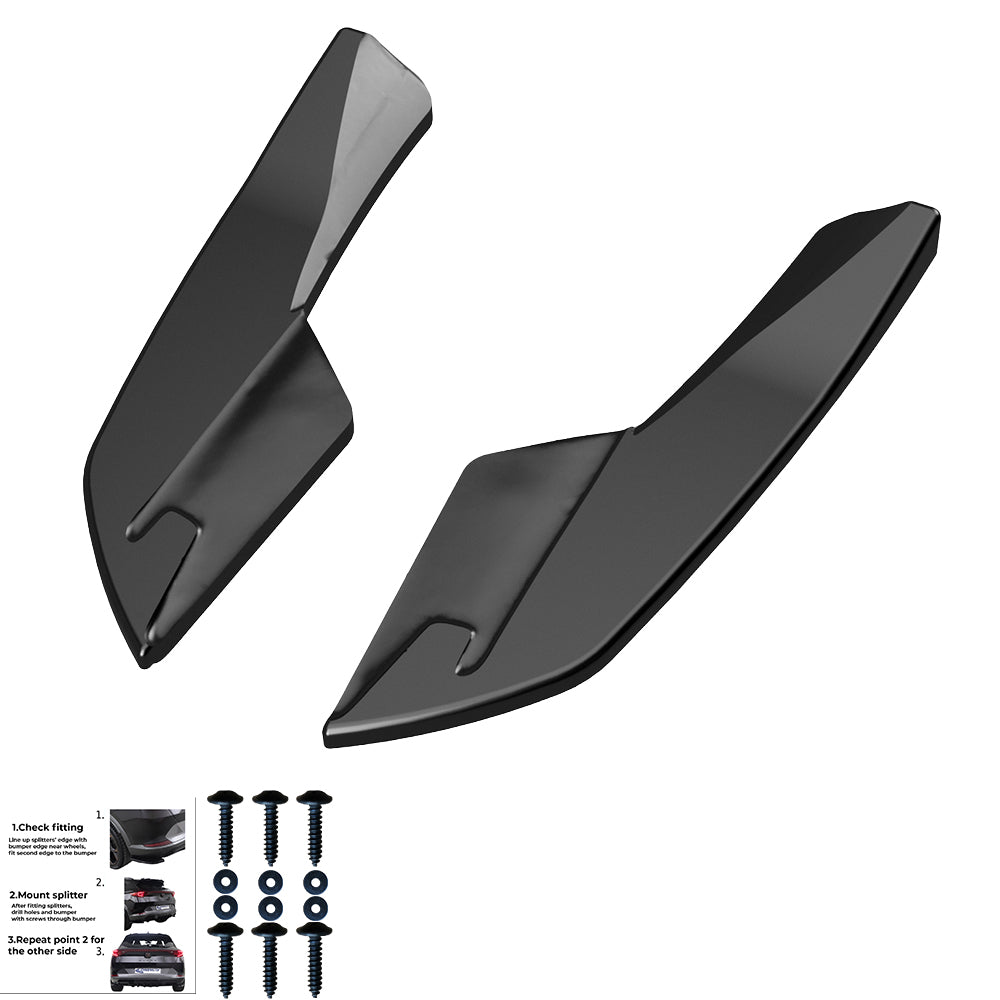 Rear Side Splitters AUDI S3