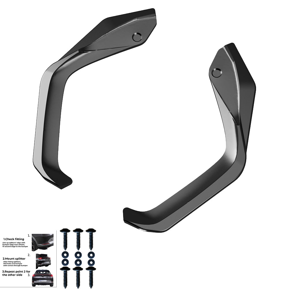 Rear Side Splitters CUPRA Leon