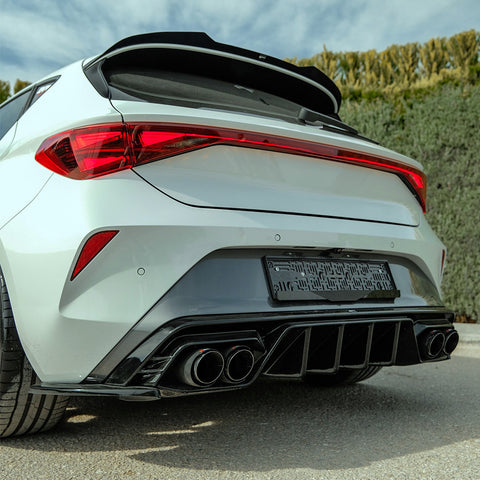 Hinten Splitter kompatibel mit CUPRA Leon 2020+ v3