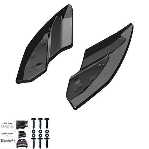 Rear Side Splitters CUPRA Leon