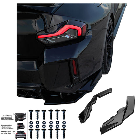 Rear Side Splitters BMW M2