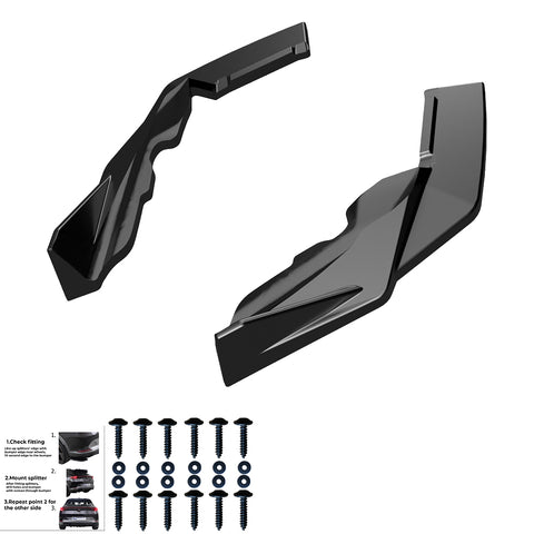 Rear Side Splitters BMW M2
