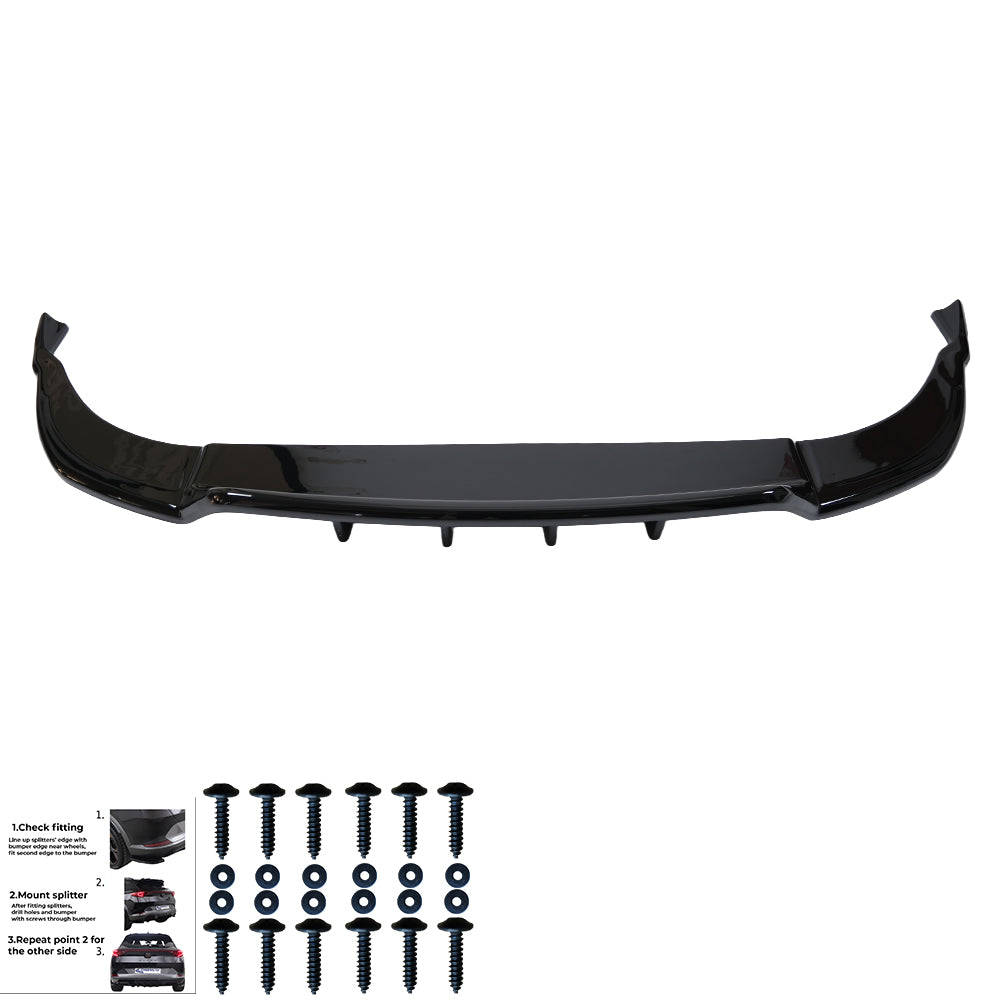 Rear Center Splitters AUDI Q8