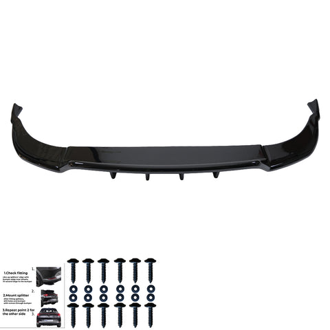 Rear Center Splitters AUDI Q8