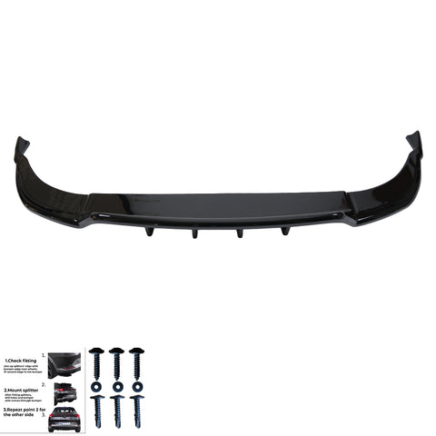 Rear Center Splitters AUDI Q8