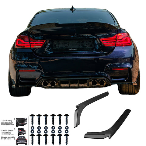 Rear Side Splitters BMW M4
