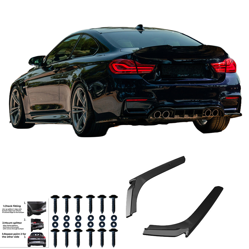 Rear Side Splitters BMW M4