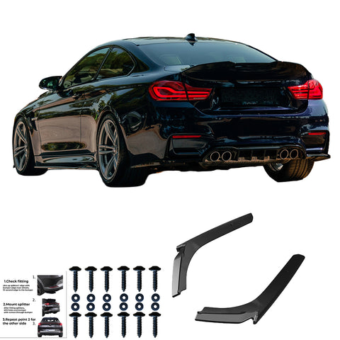Rear Side Splitters BMW M4