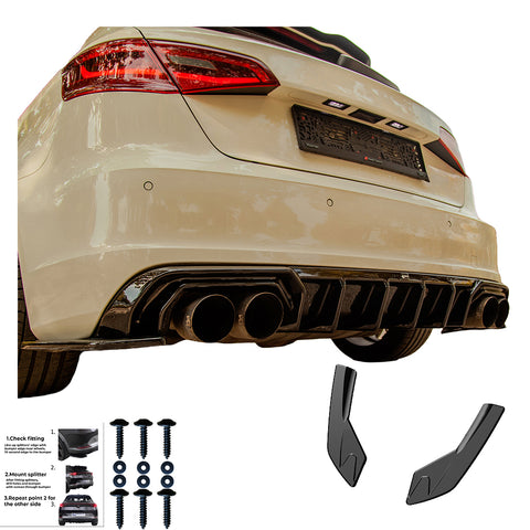 Rear Side Splitters AUDI S3