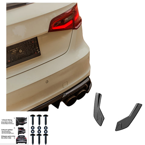 Rear Side Splitters AUDI S3