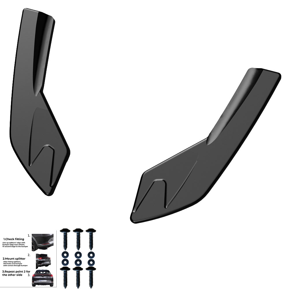 Rear Side Splitters AUDI S3