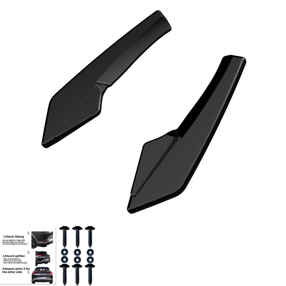 Rear Side Splitters AUDI S3