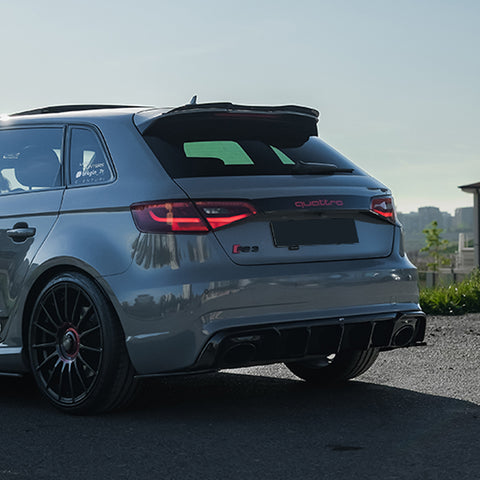 Rear Side Splitters AUDI RS3 8V Sportback 2015-2016 v2