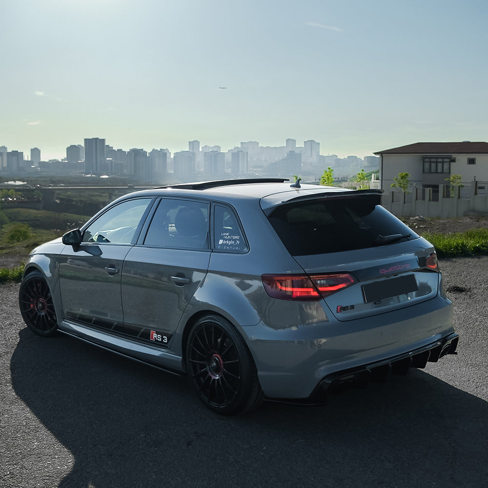 Rear Side Splitters AUDI RS3 8V Sportback 2015-2016 v2