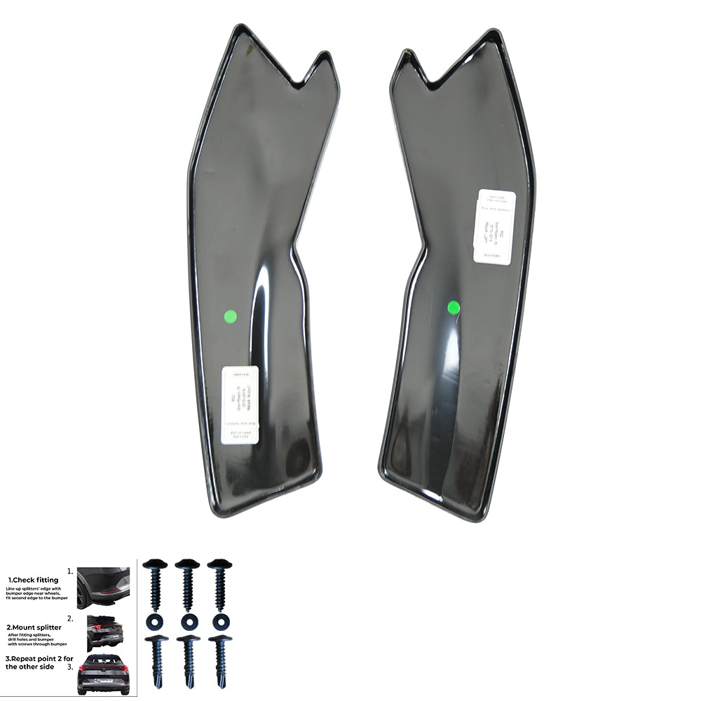 Rear Side Splitters AUDI RS3