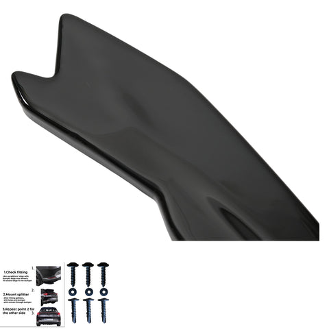 Rear Side Splitters AUDI RS3