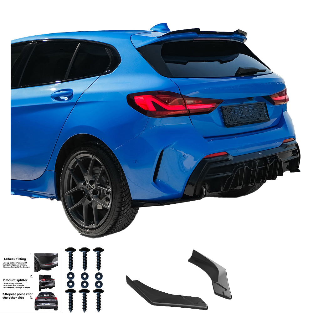 Rear Side Splitters BMW 1 Series