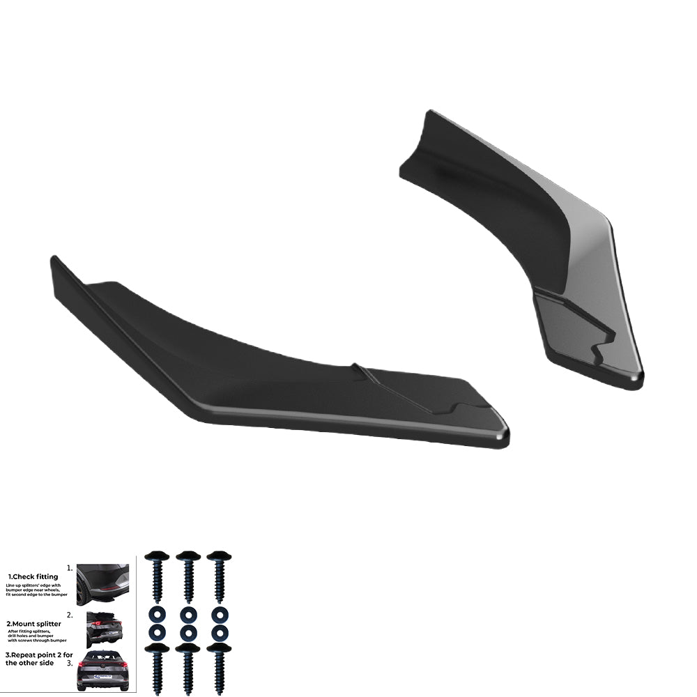 Rear Side Splitters BMW 1 Series